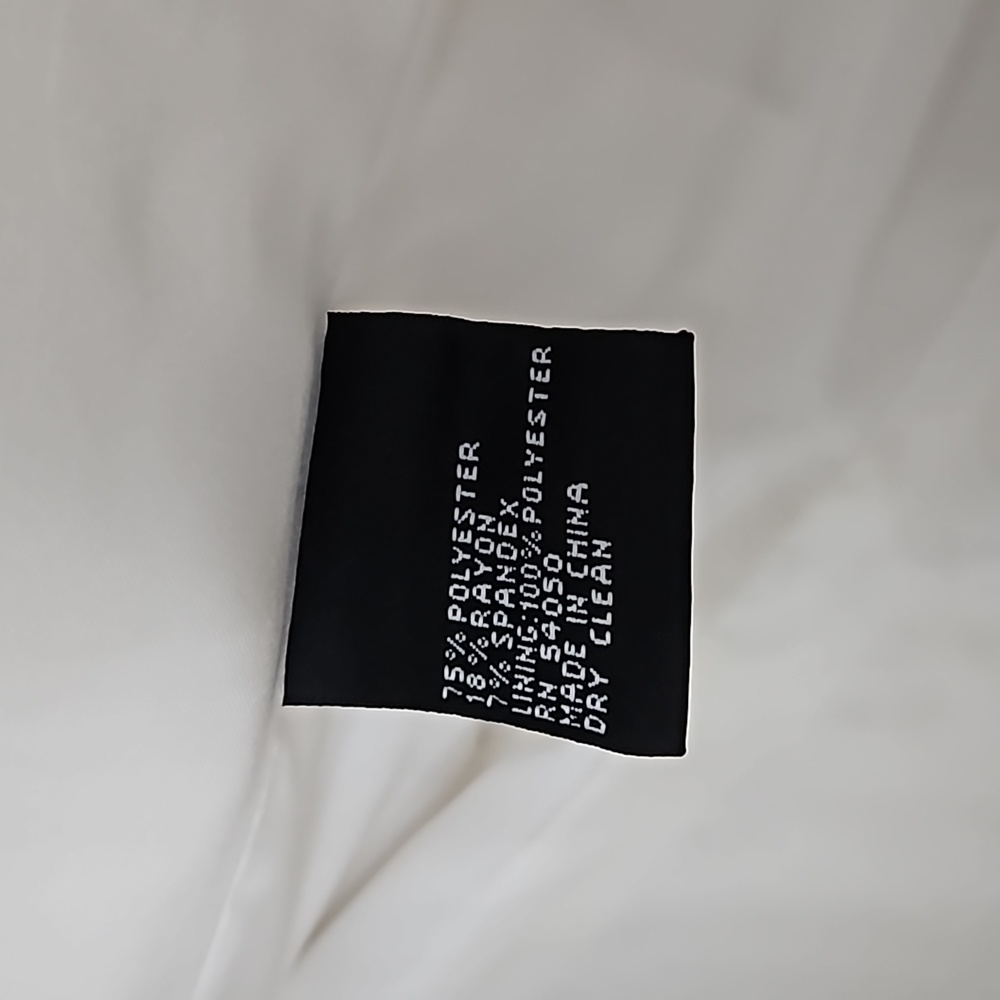 Anne Klien off white size 8 suit coat - Picture 8 of 12